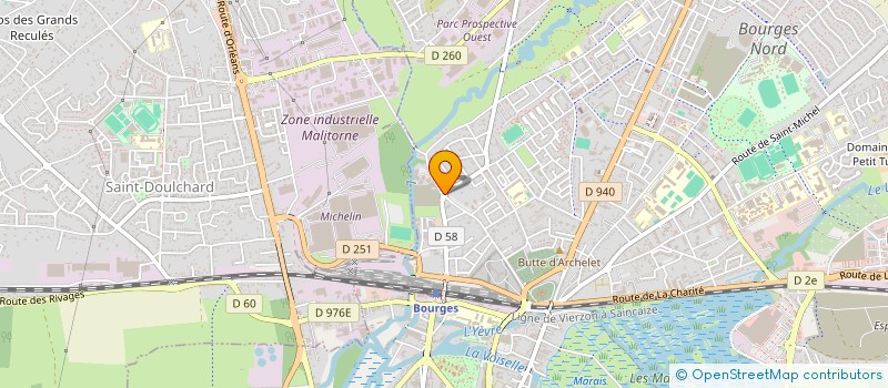 localisation de l'entreprise MADAME KARINE JOURDAIN  BOURGES