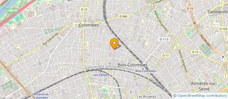 localisation de l'entreprise MADAME KARINE KABADAYAN à COLOMBES