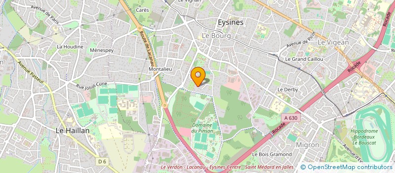 localisation de l'entreprise MADAME KARINE KARINE LALANNE  TALENCE