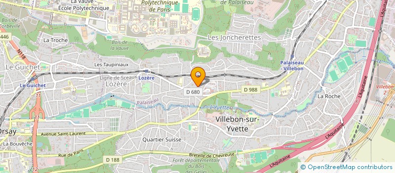 localisation de l'entreprise MADAME KARINE KHOUNVISITH  PALAISEAU