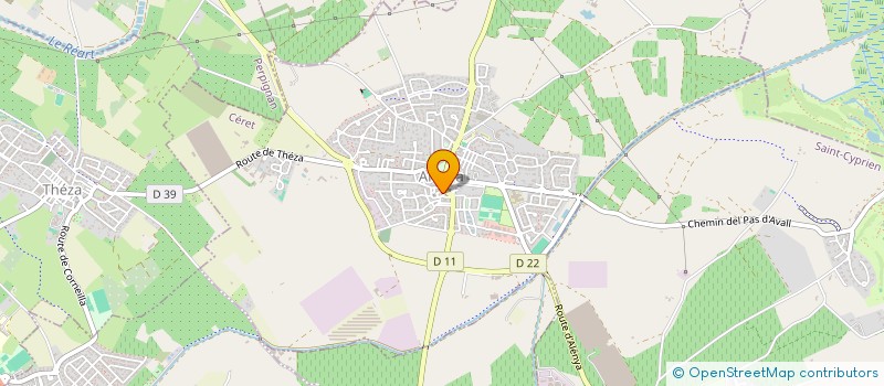 localisation de l'entreprise MADAME KARINE KILEDJIAN  SAINT-LAURENT-DE-LA-SALANQUE