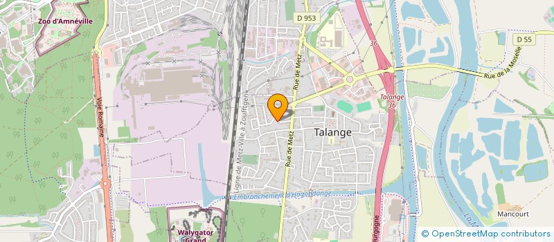 localisation de l'entreprise MADAME KARINE KLEIN à TALANGE