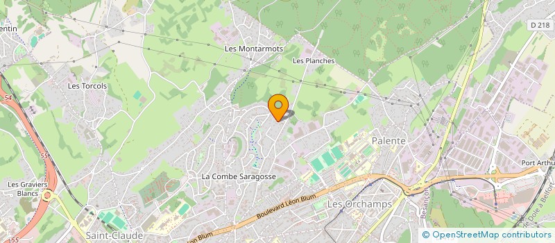 localisation de l'entreprise MADAME KARINE KLOETTY  BESANCON