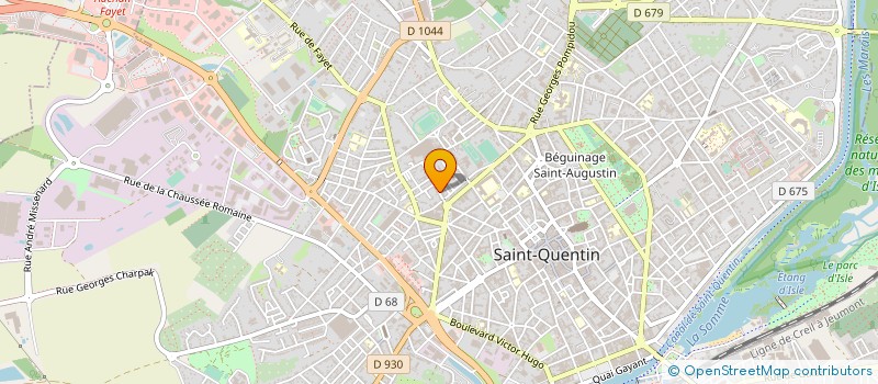localisation de l'entreprise MADAME KARINE KONIECZNY à SAINT-QUENTIN