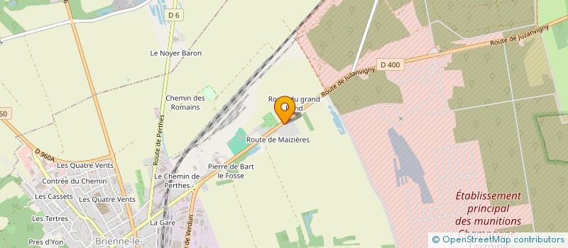 localisation de l'entreprise MADAME KARINE KOSCIOLEK  MAIZIERES-LES-BRIENNE