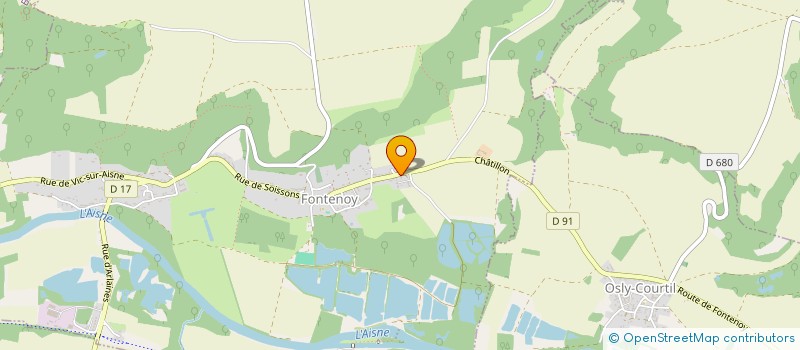 localisation de l'entreprise MADAME KARINE KOVAC  FONTENOY