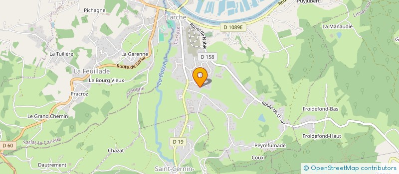 localisation de l'entreprise MADAME KARINE LABORDE  LARCHE