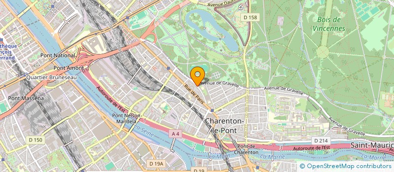 localisation de l'entreprise MADAME KARINE LABRUNE à CHARENTON-LE-PONT