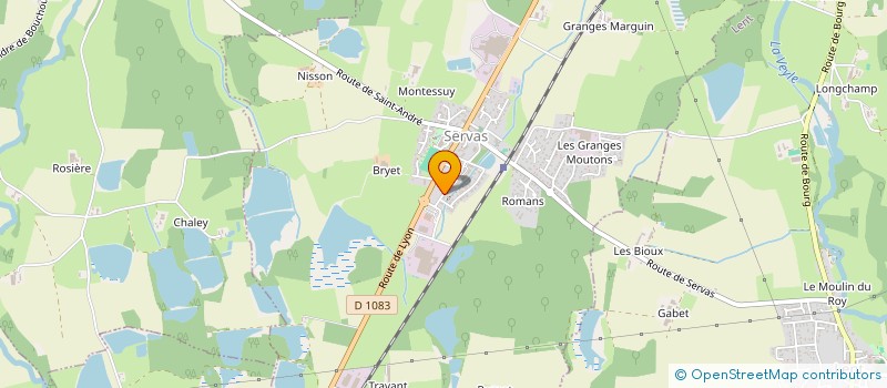 localisation de l'entreprise MADAME KARINE LABUSSIERE  BOURG-EN-BRESSE