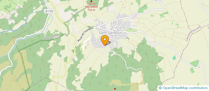 localisation de l'entreprise MADAME KARINE LACQUIT  SAINT-SANDOUX