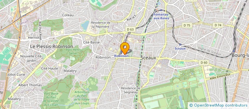 localisation de l'entreprise MADAME KARINE LAFAYE  CHATENAY-MALABRY