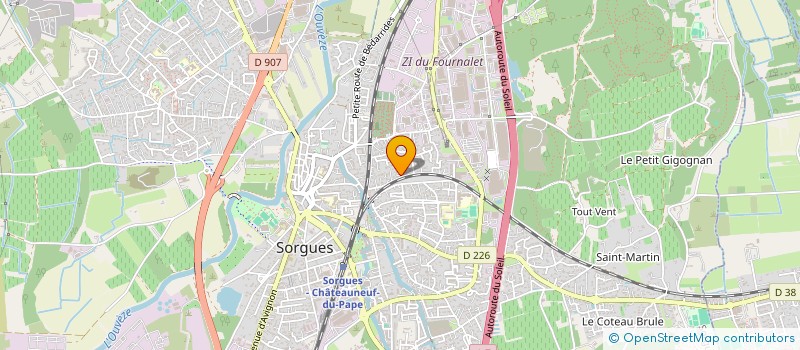 localisation de l'entreprise MADAME KARINE LAFONT à SORGUES
