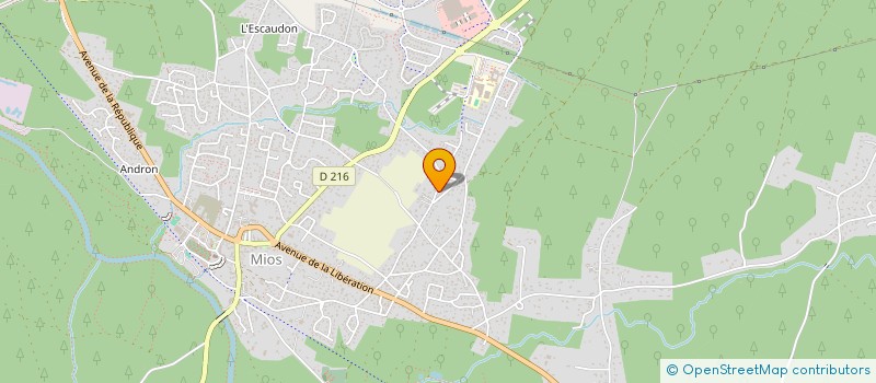 localisation de l'entreprise MADAME KARINE LAGARDE  MIOS