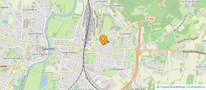 localisation de l'entreprise MADAME KARINE LAGARRE  SAINTES