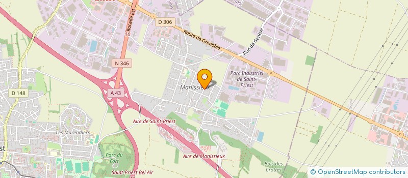 localisation de l'entreprise MADAME KARINE LAGOUTTE  SAINT-PRIEST