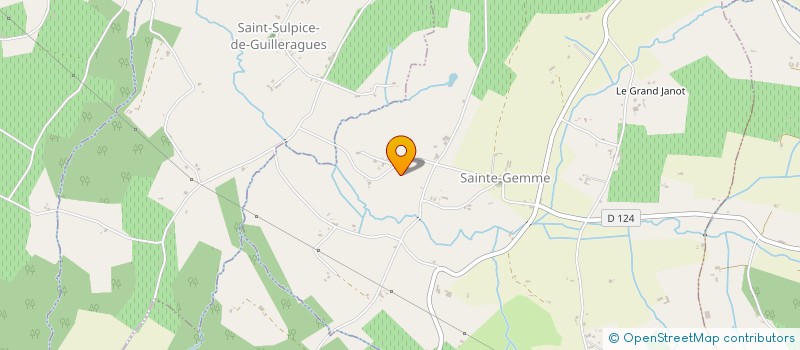 localisation de l'entreprise MADAME KARINE LAINE  SAINTE-GEMME