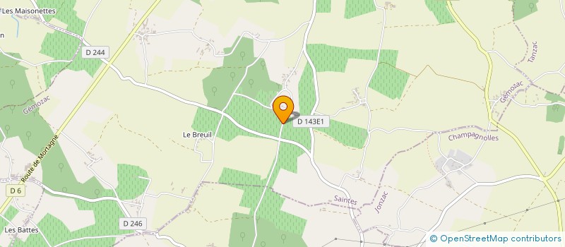 localisation de l'entreprise MADAME KARINE LALEU  GEMOZAC