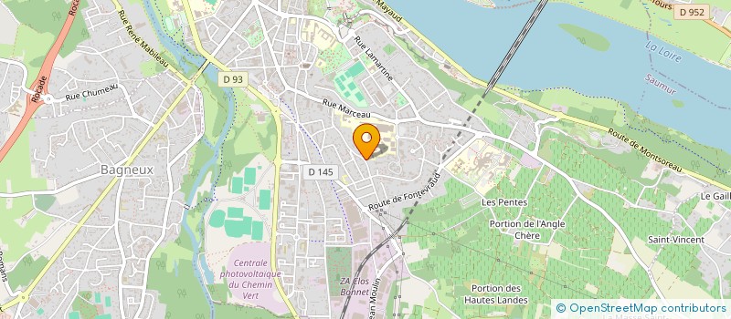 localisation de l'entreprise MADAME KARINE LALLOUETTE  SAUMUR