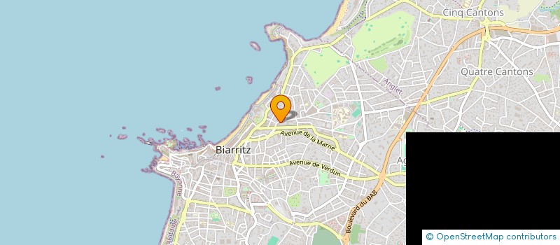 localisation de l'entreprise MADAME KARINE LAMARENS à BIARRITZ