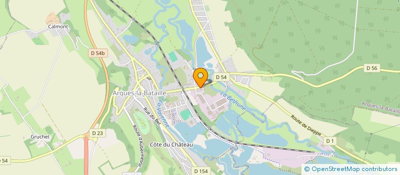 localisation de l'entreprise MADAME KARINE LAMBEAU  ARQUES-LA-BATAILLE