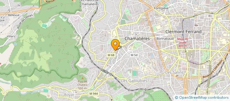 localisation de l'entreprise MADAME KARINE LAMBERT  CHAMALIERES