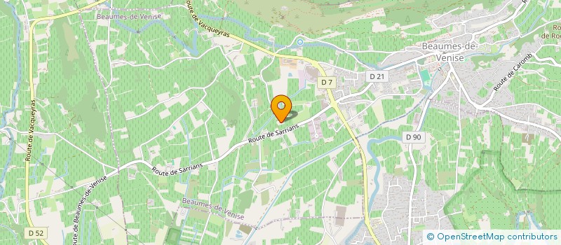 localisation de l'entreprise MADAME KARINE LAMBERT  BEAUMES-DE-VENISE
