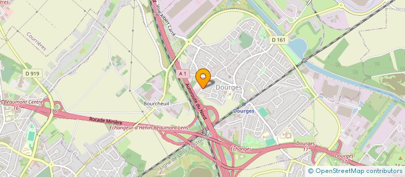 localisation de l'entreprise MADAME KARINE LAMBERT  DOURGES