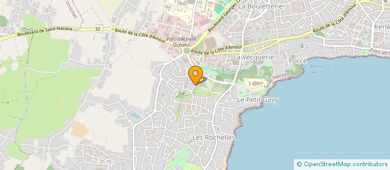 localisation de l'entreprise MADAME KARINE LAMOUR à SAINT-NAZAIRE