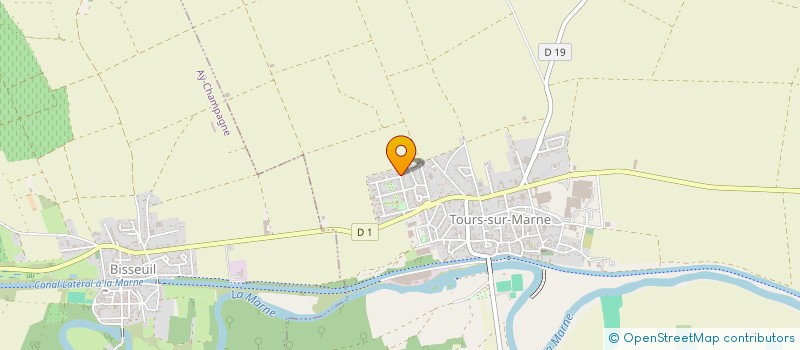 localisation de l'entreprise MADAME KARINE LANDRIEUX  TOURS-SUR-MARNE