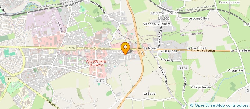 localisation de l'entreprise MADAME KARINE LANE  GRANVILLE