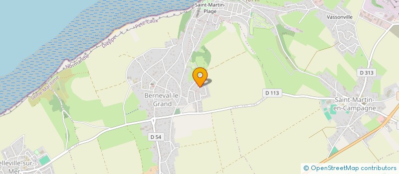 localisation de l'entreprise MADAME KARINE LANGLOIS  PETIT-CAUX