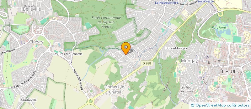 localisation de l'entreprise MADAME KARINE LANGLOYS  GOMETZ-LE-CHATEL