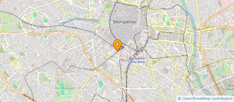 localisation de l'entreprise MADAME KARINE LARCHER à MONTPELLIER