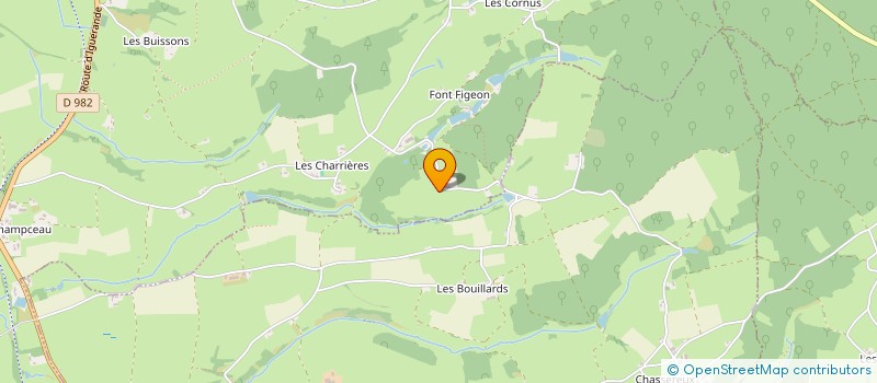 localisation de l'entreprise MADAME KARINE LARUE  VERSAUGUES