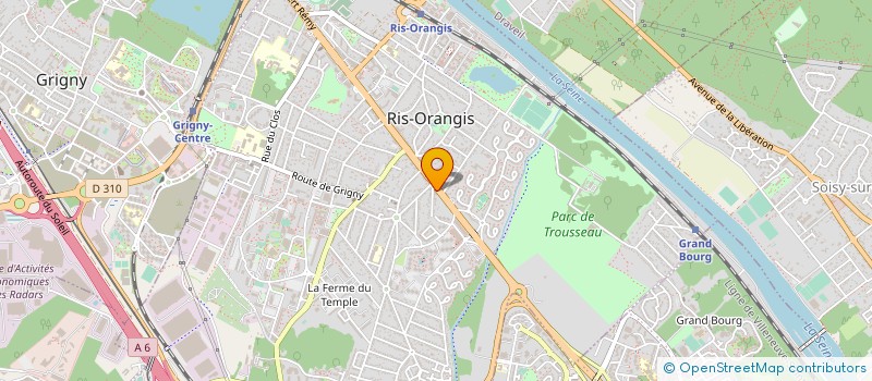localisation de l'entreprise MADAME KARINE LASNIER à RIS-ORANGIS
