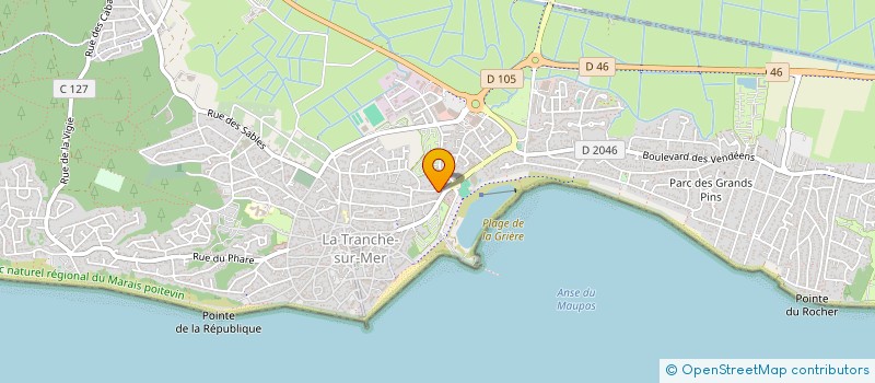 localisation de l'entreprise MADAME KARINE LAURENT à LA TRANCHE-SUR-MER