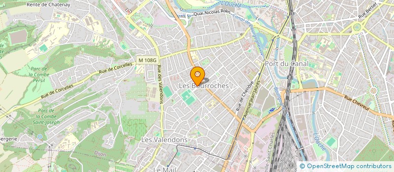 localisation de l'entreprise MADAME KARINE LAUROY à DIJON