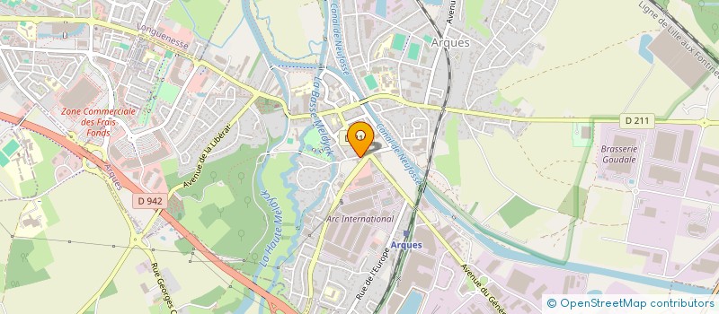 localisation de l'entreprise MADAME KARINE LAUWERIERE  ARQUES