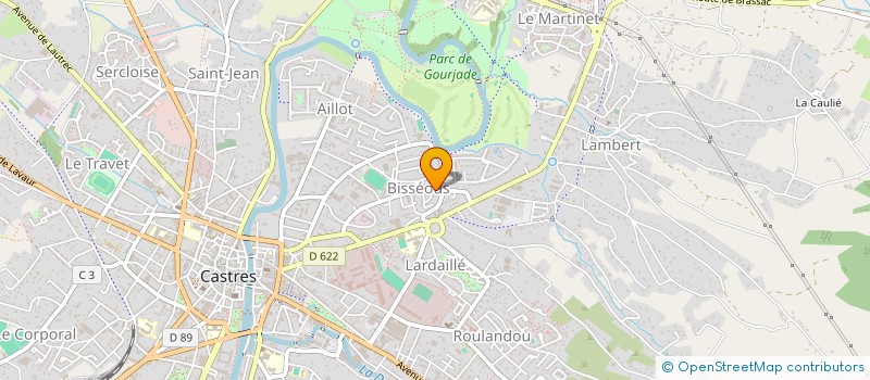 localisation de l'entreprise MADAME KARINE LAVAGNE  CASTRES