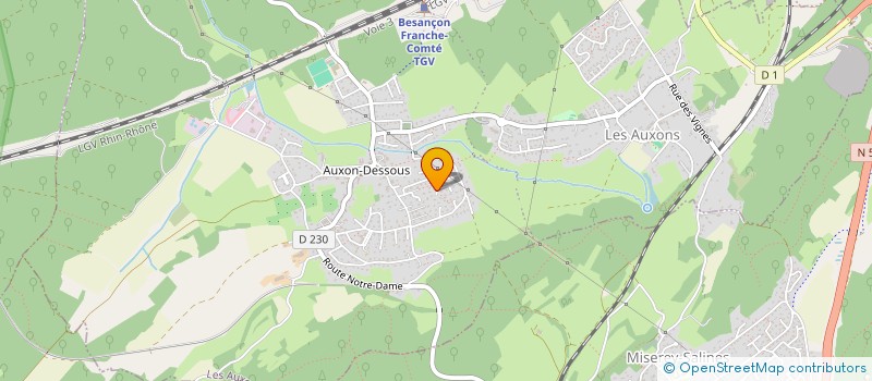 localisation de l'entreprise MADAME KARINE LAVAINE  GENEUILLE