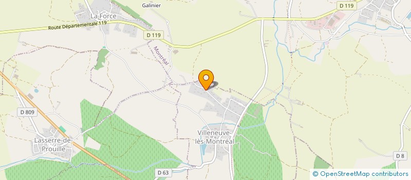 localisation de l'entreprise MADAME KARINE LE BEAUDOUR  VILLENEUVE-LES-MONTREAL