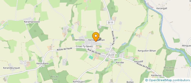 localisation de l'entreprise MADAME KARINE LE BERRE  PAULE