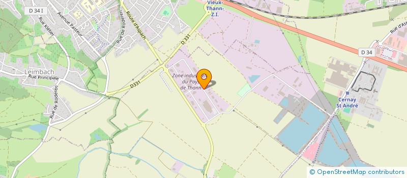 localisation de l'entreprise MADAME KARINE LE BLEIS  ASPACH-MICHELBACH