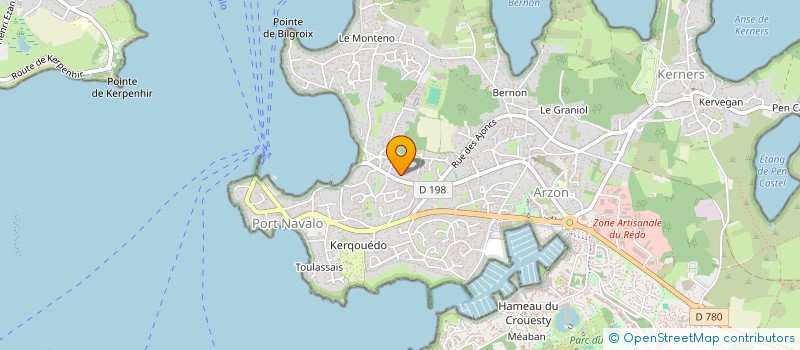 localisation de l'entreprise MADAME KARINE LE JOUBIOUX  SARZEAU