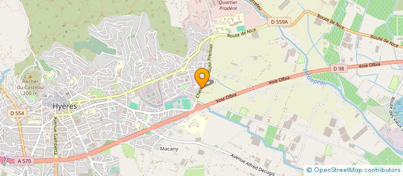 localisation de l'entreprise MADAME KARINE LE MANCHEC  LA LONDE-LES-MAURES