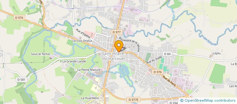 localisation de l'entreprise MADAME KARINE LE MOAL  SAINT-HILAIRE-DU-HARCOUET