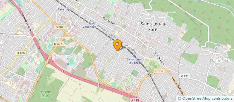 localisation de l'entreprise MADAME KARINE LE PETITCORPS  SAINT-LEU-LA-FORET