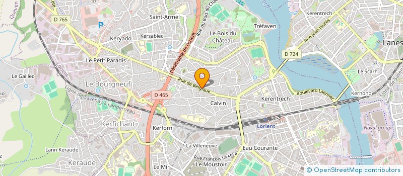 localisation de l'entreprise MADAME KARINE LE ROUX  LORIENT