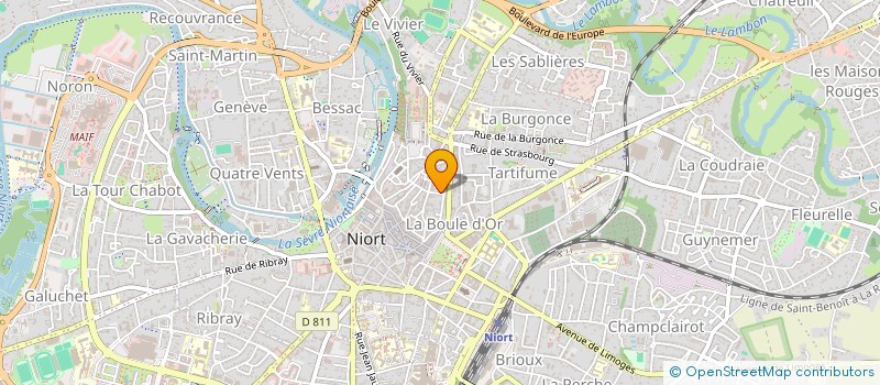 localisation de l'entreprise MADAME KARINE LEBRUN  NIORT