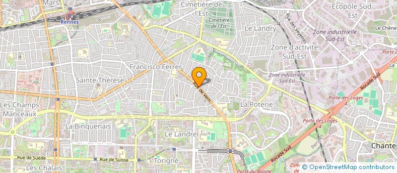 localisation de l'entreprise MADAME KARINE LECAMUS  RENNES